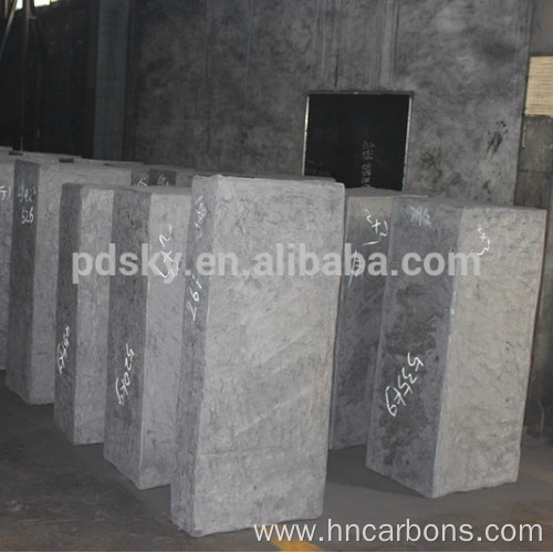 Big size isostatic graphite blocks